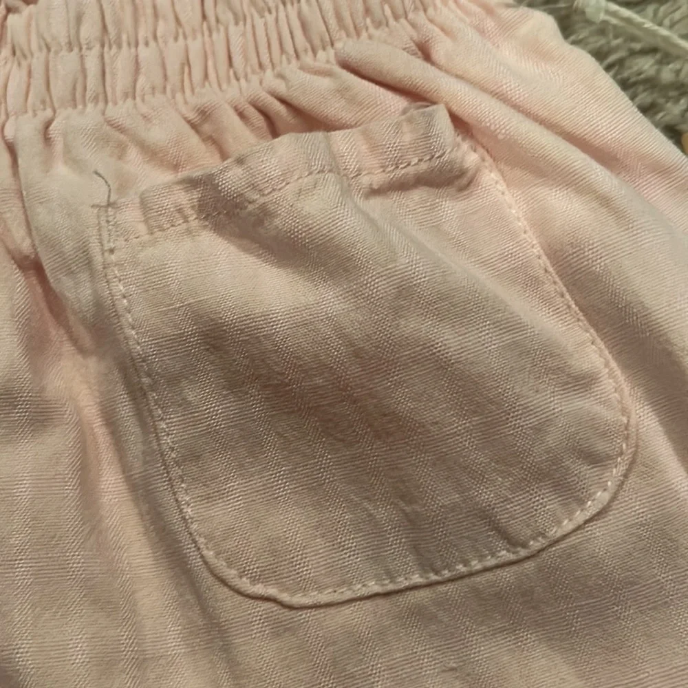 Toddler Girls Plaid Shorts smocked elastic waist sz 18 mo